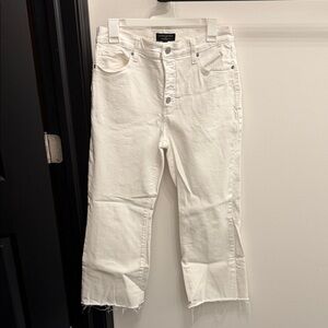 Banana Republic White Ankle Jeans